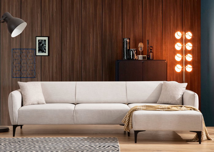 Atelier Del Sofa Sofá Esquinero Belissimo Right - Off White 270x140cm